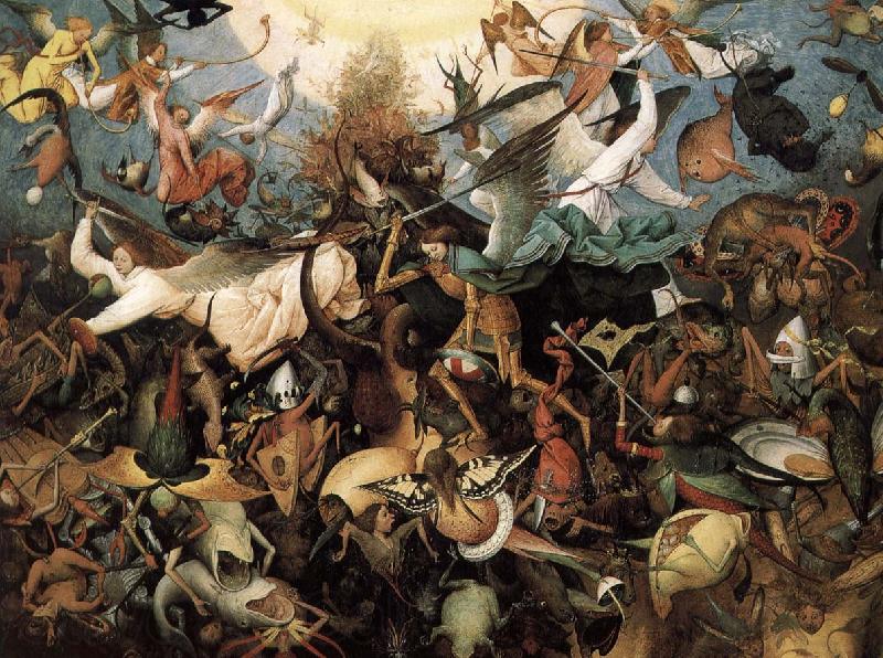 Pieter Bruegel Angels fall France oil painting art